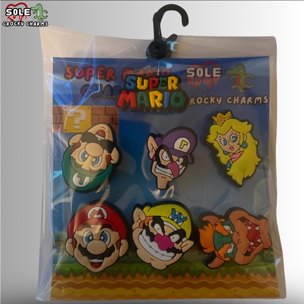 Super Mario Shoe Charms new pack fits all crocs